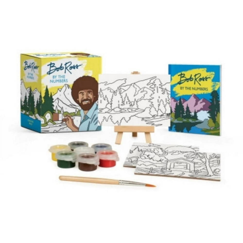 Bob Ross By The Numbers Mini Painting Kit